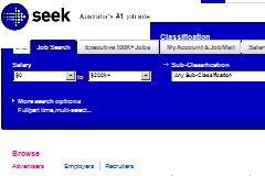 澳大利亚找工作网站 -- seek
