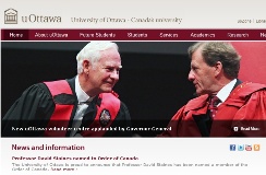 加拿大渥太华大学官方网站