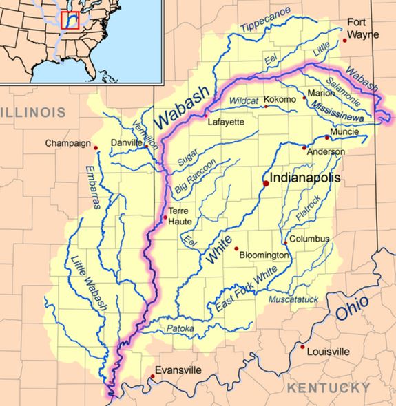 印第安纳最长的河流