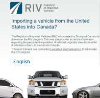  加拿大进口车辆登记局官方网站