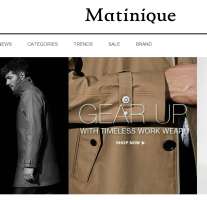丹麦男装品牌：Matinique