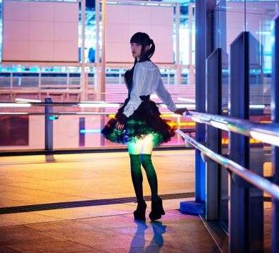日本发明内侧会发光的裙子