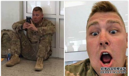 美国一士兵因飞机晚点在机场视频通话见证女儿出生