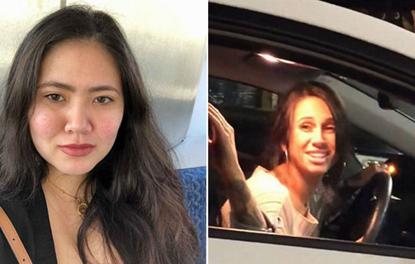 美菲裔女子倒车靠近一女子 被骂“亚洲人就不能开车”