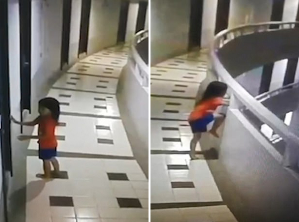 痛心！泰国5岁女童酒店梦游从11楼坠落受重伤
