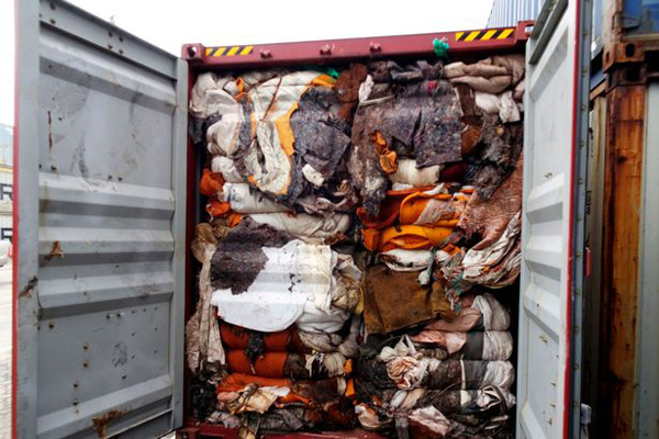 英国运往斯里兰卡的废品集装箱现人体残肢和器官