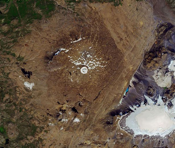 NASA公布对比照 显示冰岛一冰川三十年后完全消失