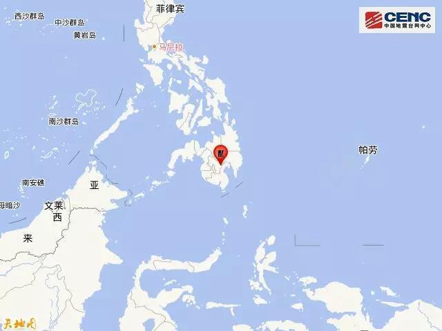 菲律宾棉兰老岛再次发生6.6级地震